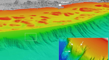 Desprendimiento de bloque de coral amenaza con provocar tsunami en Australia Desprendimiento de bloque de coral amenaza con provocar tsunami en Australia