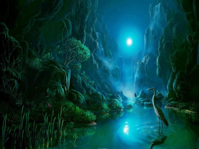 fantasia-animales-noche-bajo-la-luna-llena