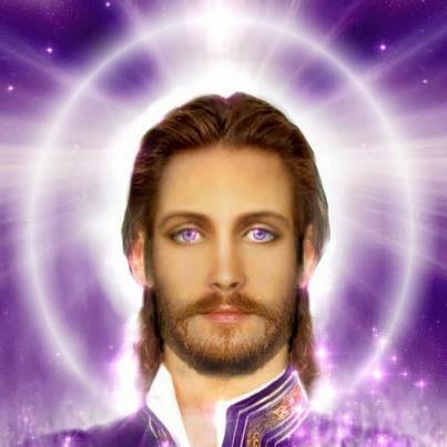 saint germain ojos violeta