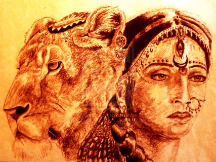 shakti_and_sekhmet_by_khnumluver-d64hv16