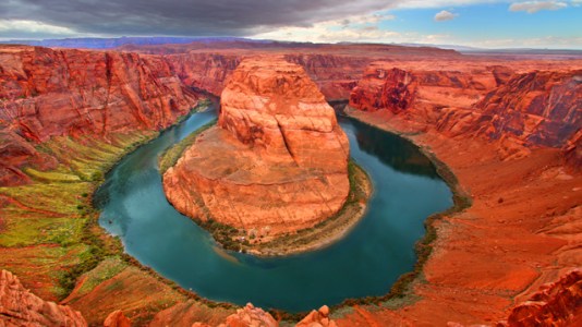 The Colorado River's famous Horseshoe Bend.