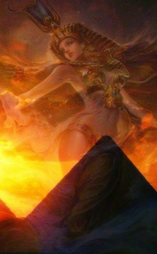 EGIPTO PIRAMIDE MUJER