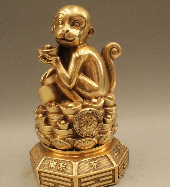 Details-about-8-Chinese-Fengshui-Brass-Zodiac-font-b-Year-b-font-font-b-Monkey-b