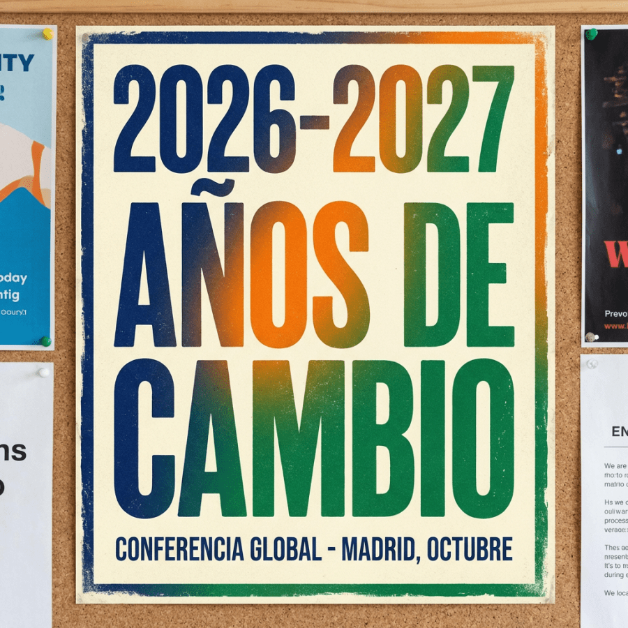 Poster 2026-2027 Años de cambio